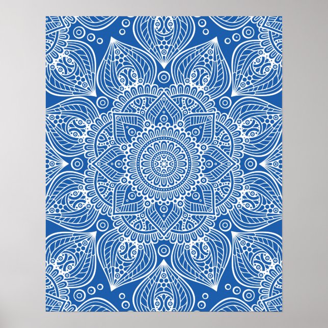 Luxus Mandala 36 Poster (Vorne)