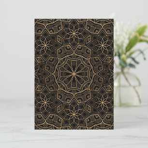 Luxus Mandala 3 Dankeskarte