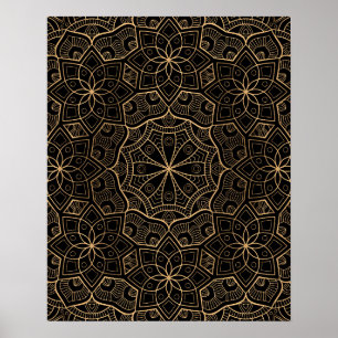 Luxus-Mandala 3 Poster