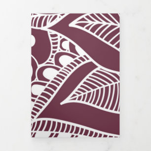Luxus Mandala 44 Dreifach Gefaltete Urlaubskarte