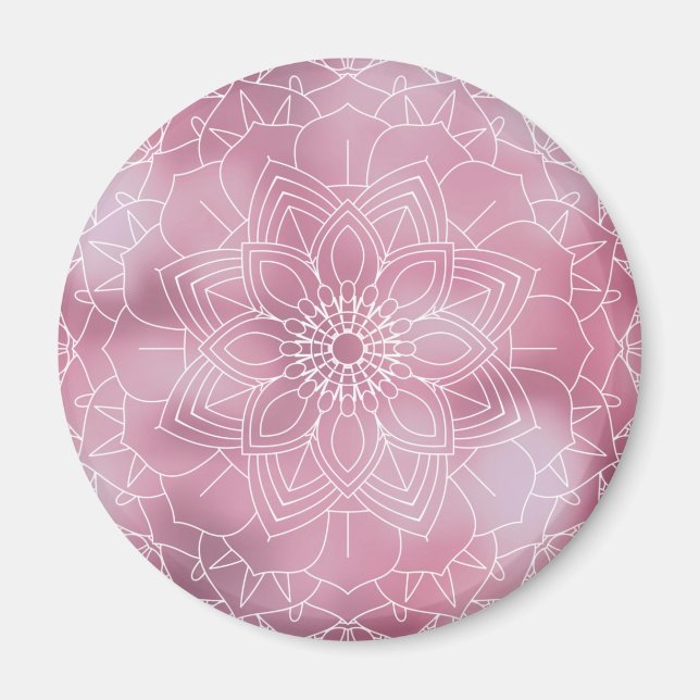 Luxus Mandala 54 Magnet (Vorne)