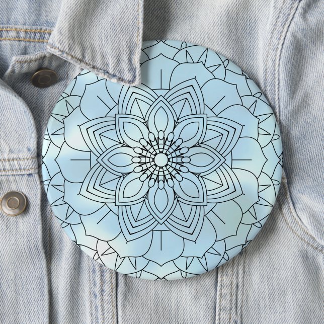 Luxus Mandala 56 Button (Beispiel)