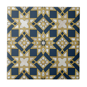 Luxus-Marokkanisches Zellige-Mosaik nahtloses Must Fliese