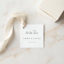 Luxus Minimal | Elegante moderne Hochzeitsgeschenk