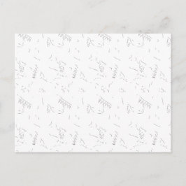 Luxus-Minimalistische-Abstrakte-Postkarte Postkarte