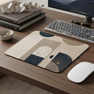 Luxus minimalistisches geometrisches abstraktes Ku Mousepad