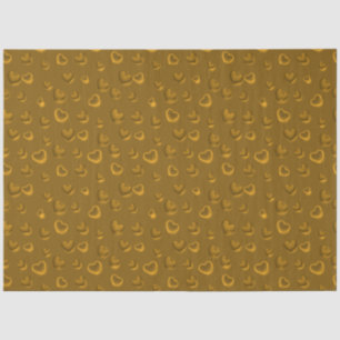 Luxus Moderne Elegante Glitzer Goldenes Herz Seidenpapier