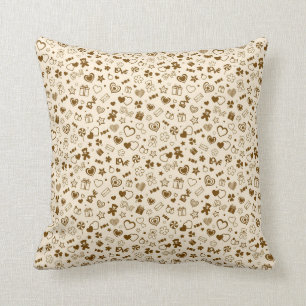 Luxus Moderne Elegante Liebe Goldenes Herz Kissen
