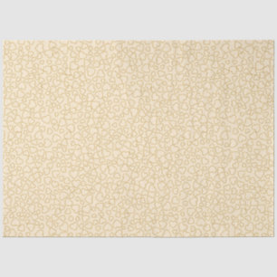 Luxus Moderne Elegante Liebe Goldenes Herz Seidenpapier