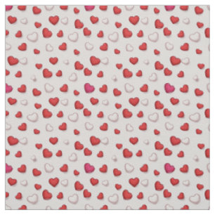 Luxus Moderne Elegante Liebe Rotes Herz Stoff