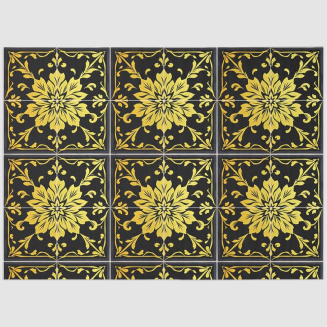 Luxus Moderne Elegante Sammlung Seidenpapier (Vorderseite)