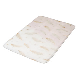 Luxus Moderne Federn Boho Kollektion Badematte