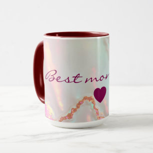Luxus Moderne Rosé-Weich-Mint-Gold-Kollektion Tasse
