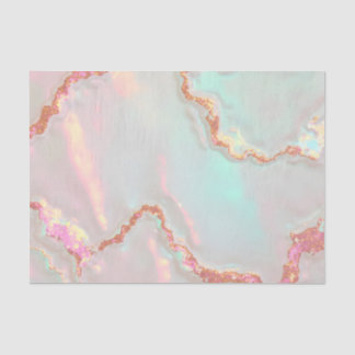 Luxus Moderne Rosé-Weichmintgold-Kollektion Seidenpapier