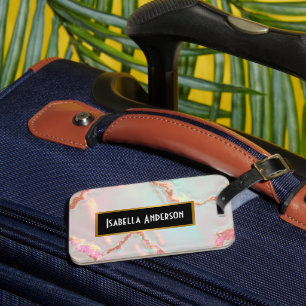 Luxus Moderne Roségold-Weichmint-Gold-Kollektion Gepäckanhänger