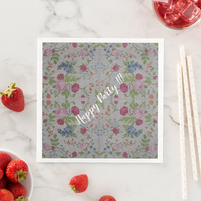 Luxus Moderne Vintage Rose Serviette (Beispiel)