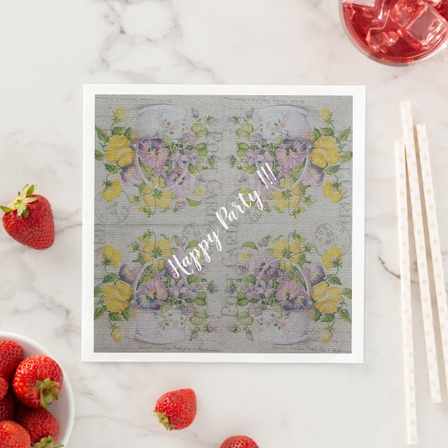 Luxus Moderne Vintage Rose Serviette (Beispiel)