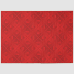 Luxus Modernes Elegantes Rotes Herz Seidenpapier
