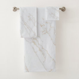 Luxus Modernes Oro White Badhandtuch Set