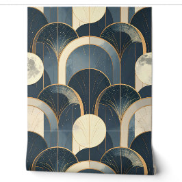 Luxus Mondphase geometrische Textur, Tapete