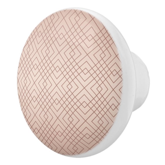 Luxus Muster Rose Gold Keramikknauf (Rechts)