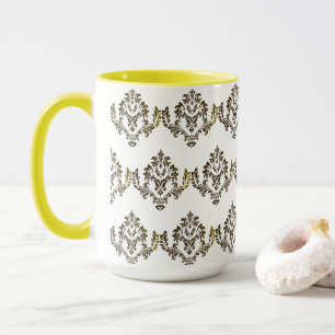 Luxus-Muster Stilvolle Tasse Coffee Tee / Cup Yell