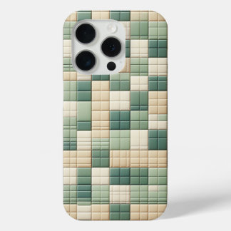 Luxus-Musterhülle - Salbeigrün & beide Karo Case-Mate iPhone Hülle