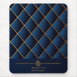 Luxus Navy Gold Executive-Mauspad Mousepad