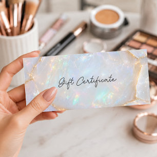 Luxus-Opal-Holografie-QR-Code-Geschenkgutschein