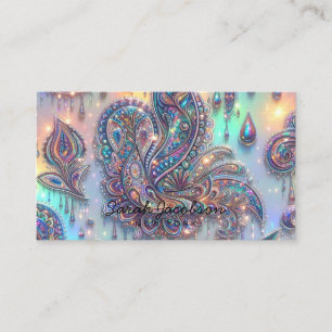 Luxus-Opal-Paisley-Diamant  Visitenkarte