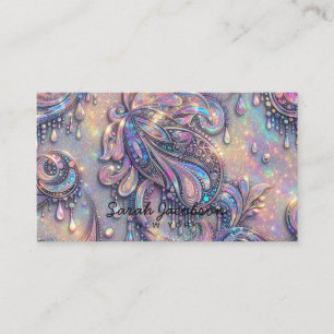 Luxus-Opal-Paisley-Diamant  Visitenkarte