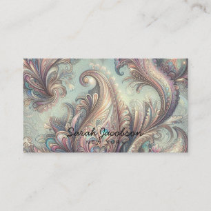 Luxus-Opal-Paisley Visitenkarte