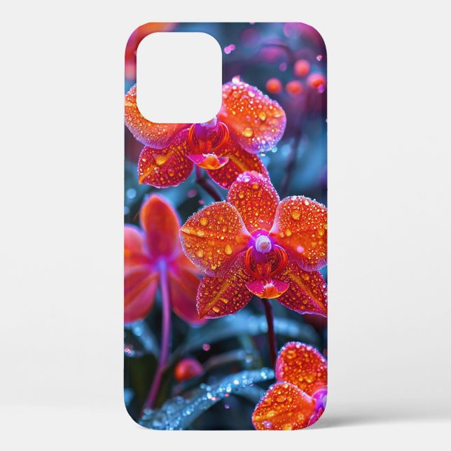 Luxus-Orchideen-Blumen-Natur-Inspiration Case-Mate iPhone Hülle (Rückseite)