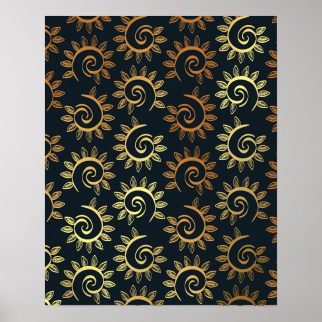 Luxus-Ornamente 39 Poster (Vorne)