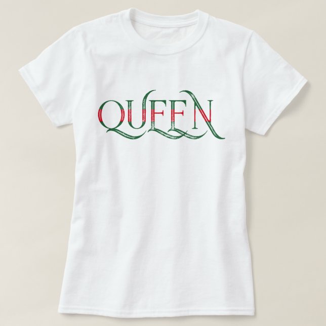 Luxus-Outfit für Königin einzigartiges Geschenkdes T-Shirt (Design vorne)