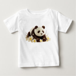 Luxus-Panda-Gourmet-Feierkuchen Baby T-shirt