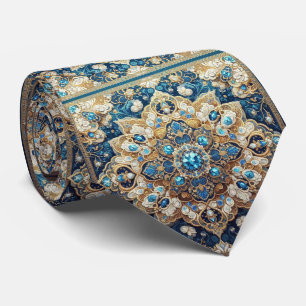 Luxus-Perser-Designer-Stil Faux-Seiden-Halstuch Krawatte