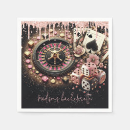 Luxus Personalisiert Casino Bachelorette Serviette