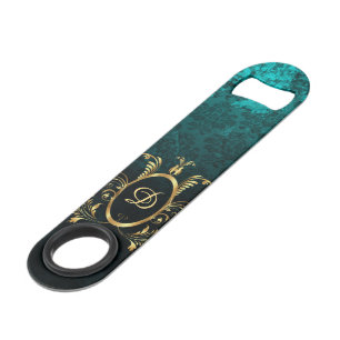 Luxus Personalisiert Damask Goldrahmen Speed Flaschenöffner