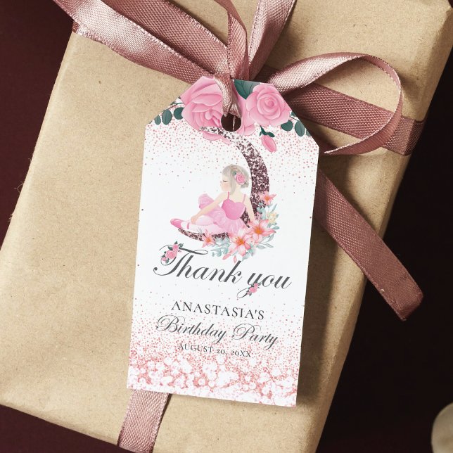 Luxus Personalisiert Geburtstag Ballerina Moon Geschenkanhänger (Von Creator hochgeladen)