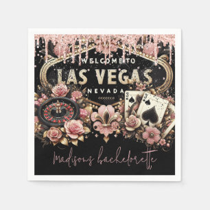 Luxus Personalisiert Las Vegas Bachelorette Serviette