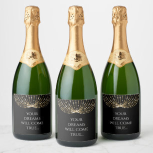 Luxus Persönliche Gestaltung Flasche Sparkling Wei