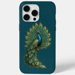 Luxus-Pfau-Kunstetui für iPhone 15 Pro Max Case-Mate iPhone Hülle