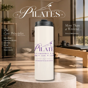 Luxus Pilates Die Kernprinzipien Purple Thermosbecher