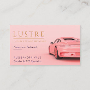 Luxus-Pink-PPF-Autodetailing Visitenkarte