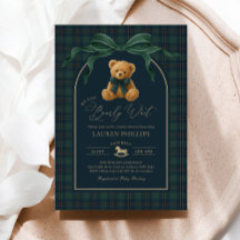 Luxus-Plaid-Teddybär-Junge-Baby-Party