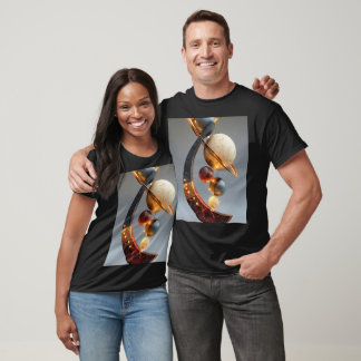 Luxus Planet Abstrakt Celestial T-Shirt