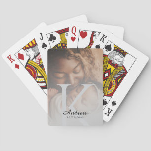 Luxus-Poker-Design mit Foto und persönlicher Note Spielkarten