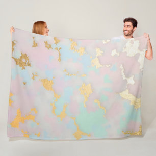 Luxus-Popular-Blush-Pink-Mint-Gold-Kollektion Fleecedecke