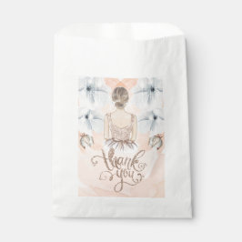Luxus Princess Birthday Party Beige Glitzer Geschenktütchen